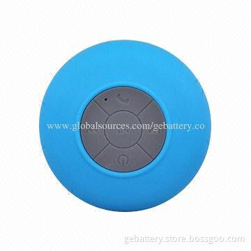 Portable Waterproof Bluetooth Wireless Stereo Speaker with Suction Cup, Built-in 400mAh Li-battery